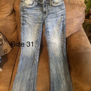 I have several pairs of rock revival, miss me and grace jeans.